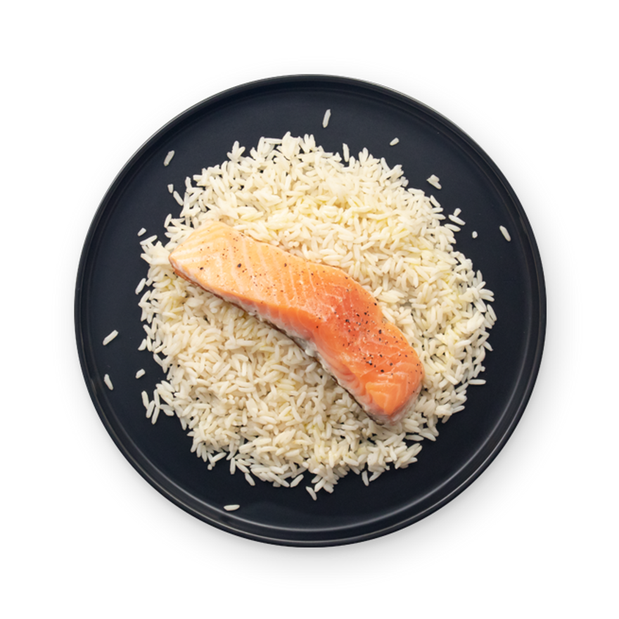 Salmon with Rice